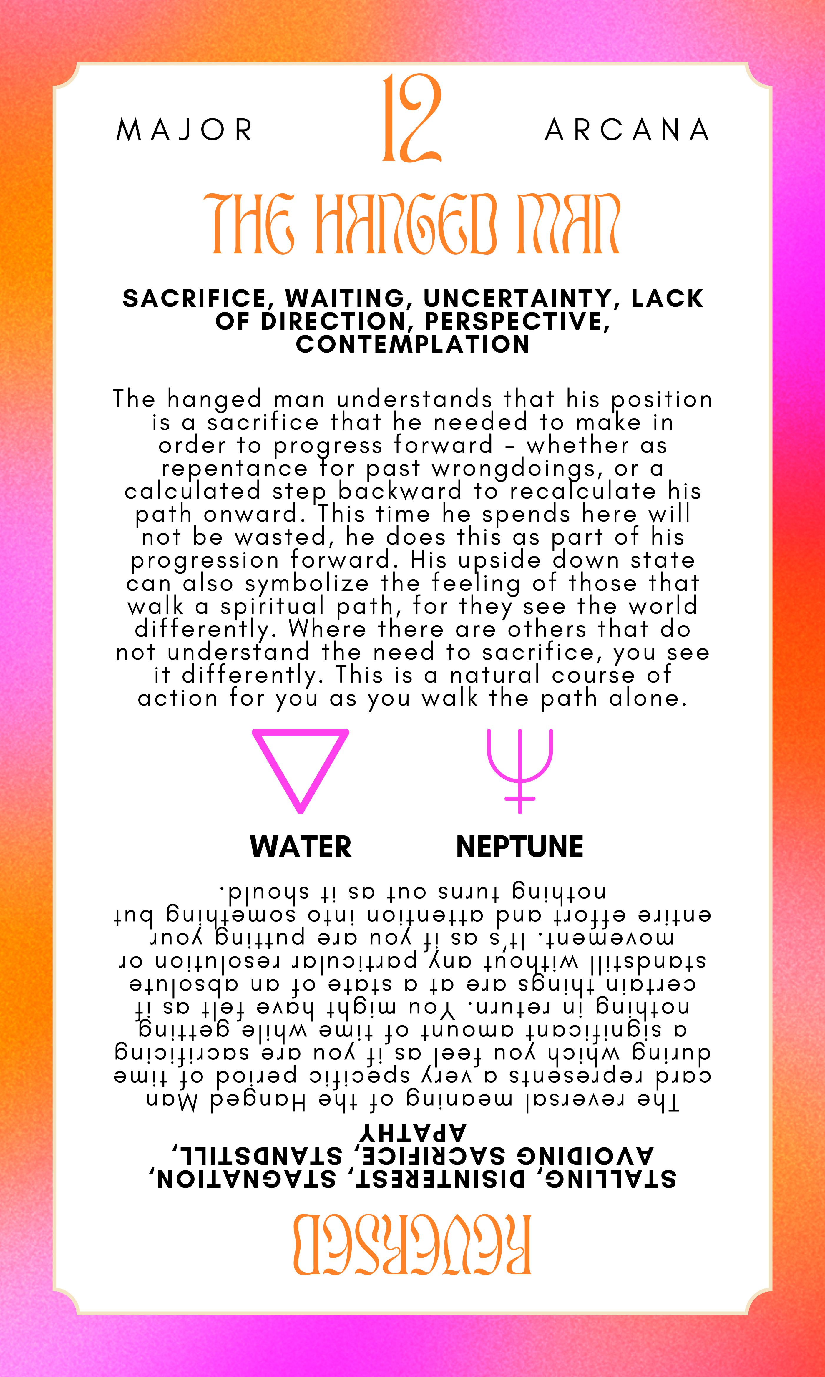 Divinely Crafted Tarot Card Training Deck