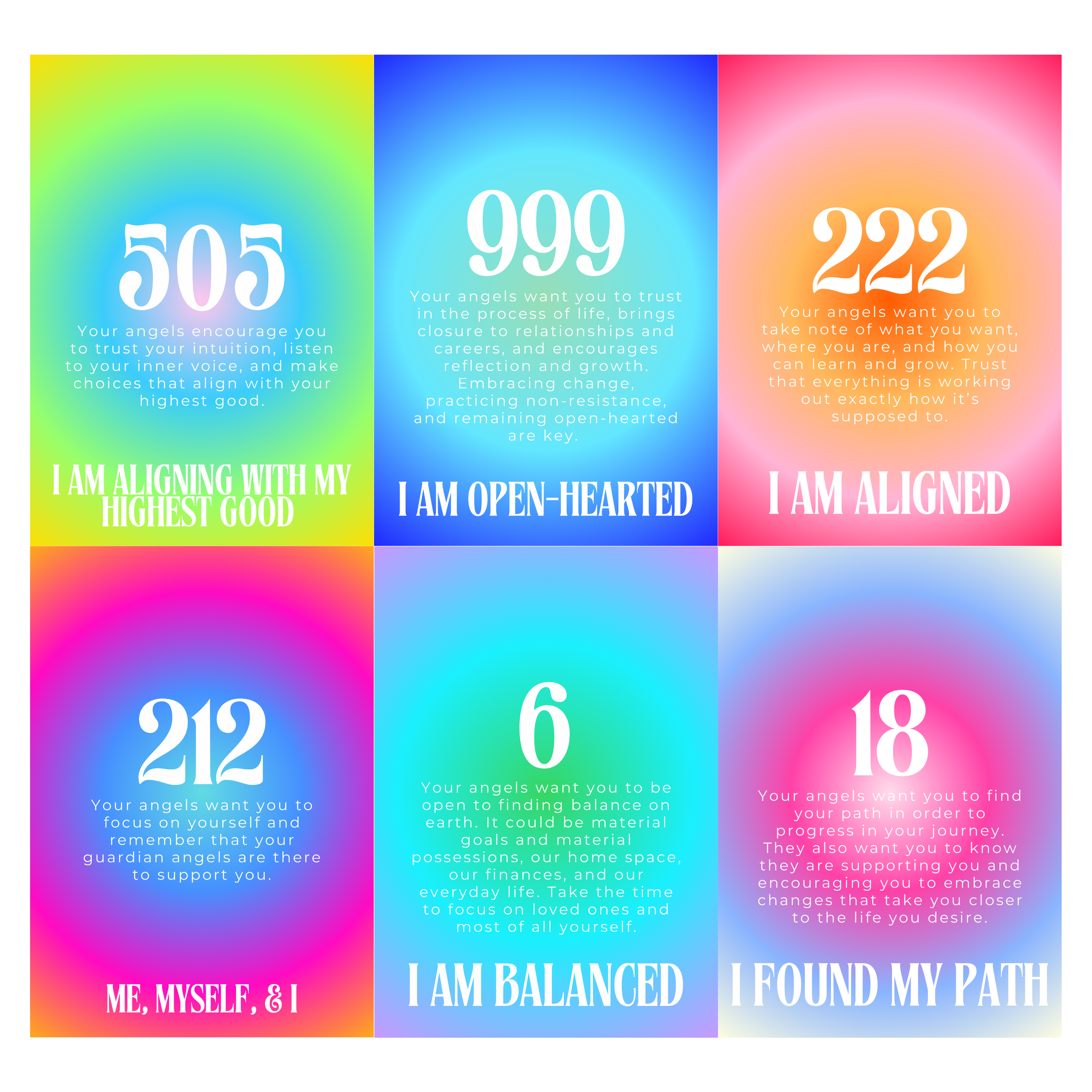 Angel Numbers Oracle Deck