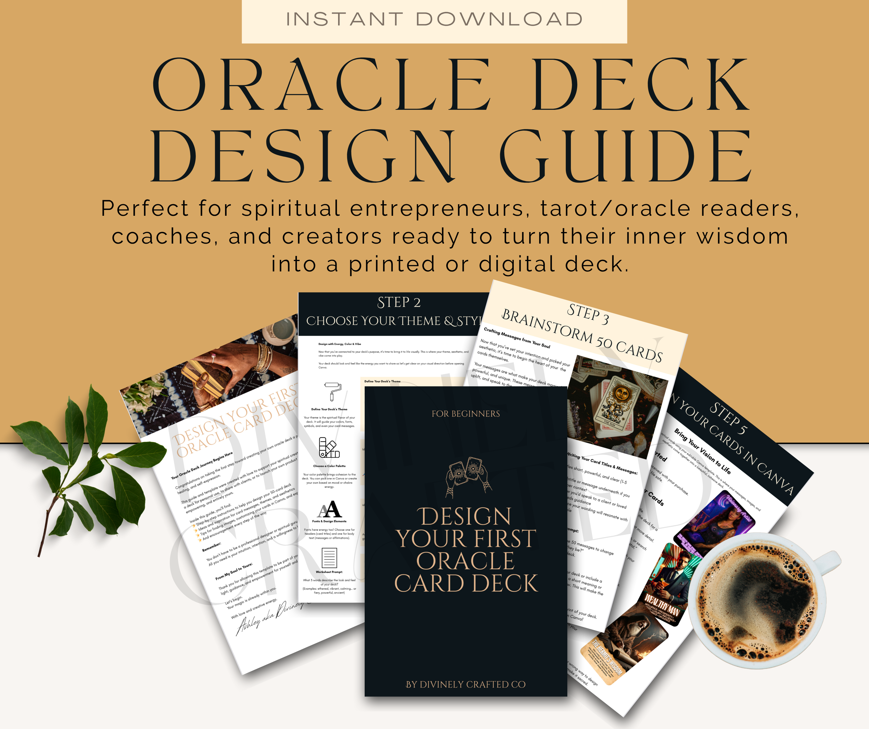 Oracle Deck Design Guide – Step-by-Step Workbook to Create Your Own Spiritual Card Deck