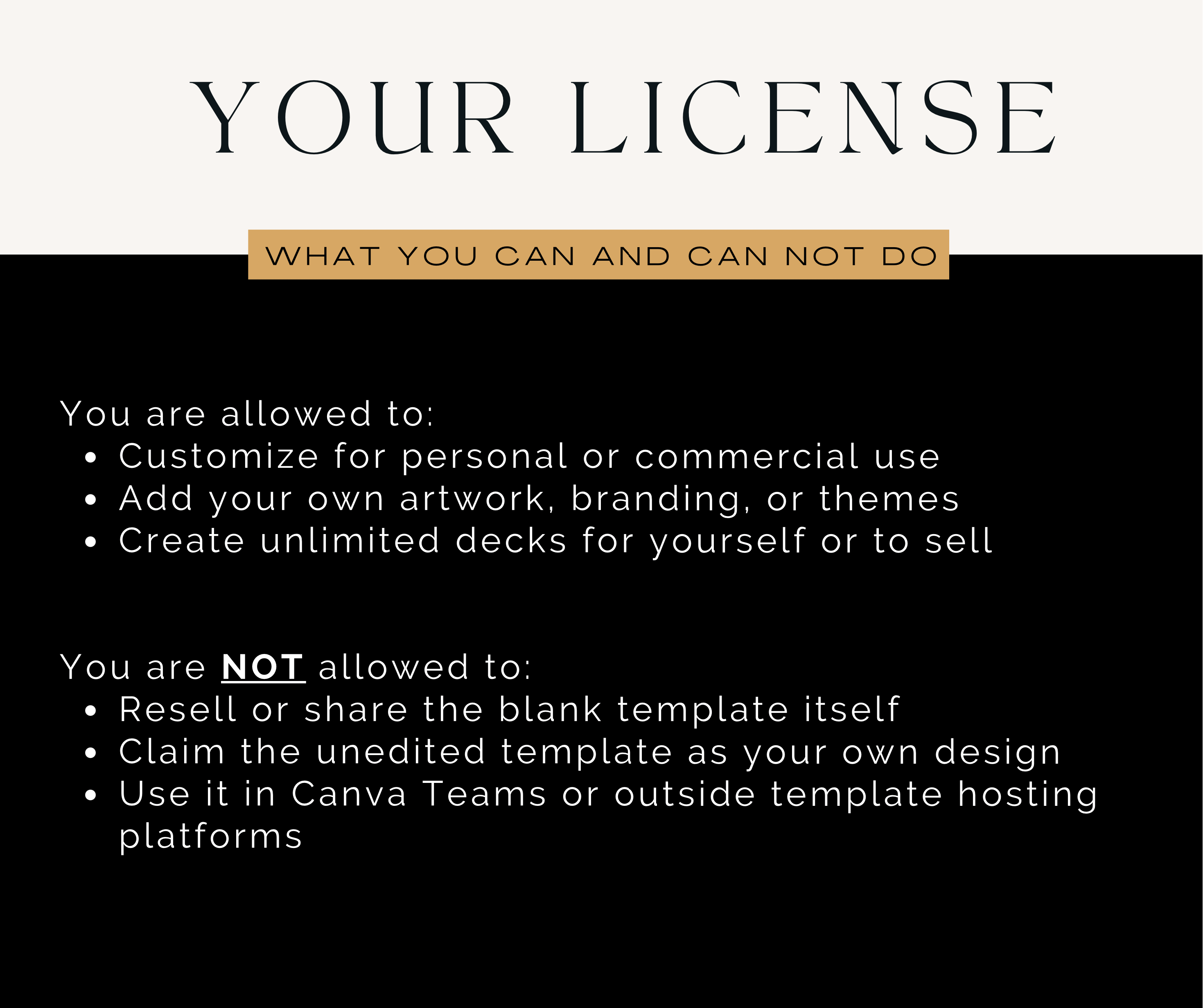 Oracle, Tarot & Affirmation Cards – Canva Template