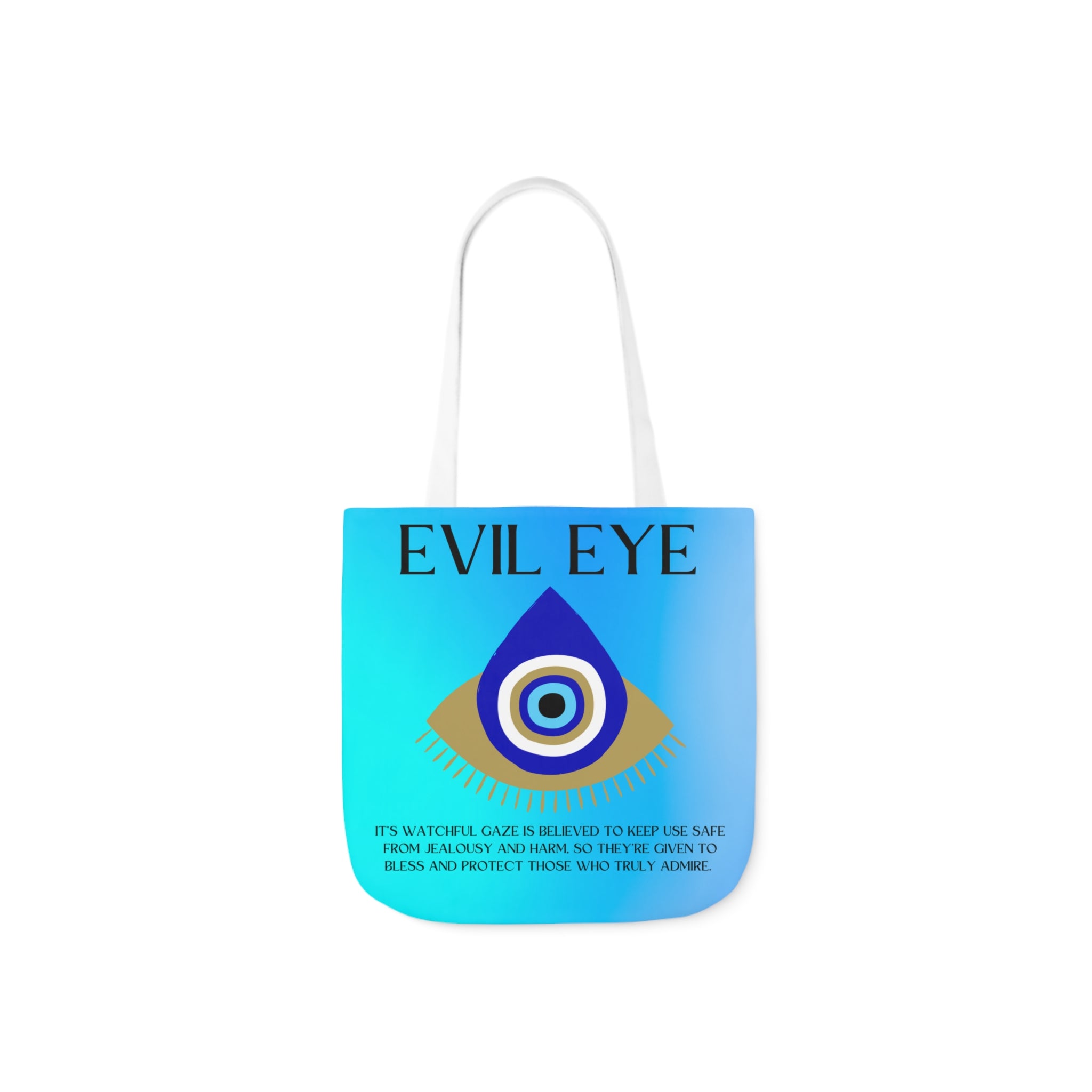 Evil Eye Tote Bag, 5-Color Straps