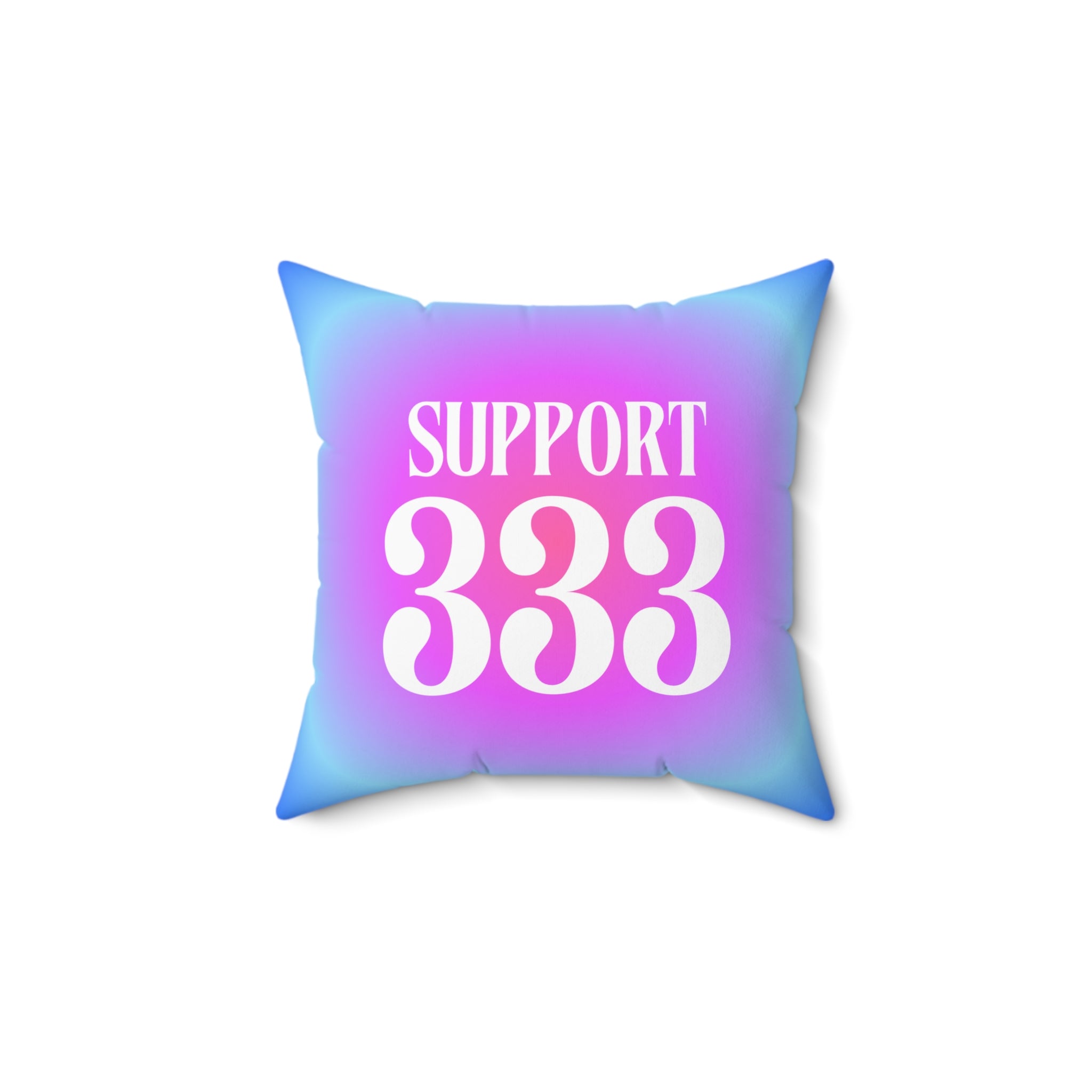 333 Faux Suede Square Pillow