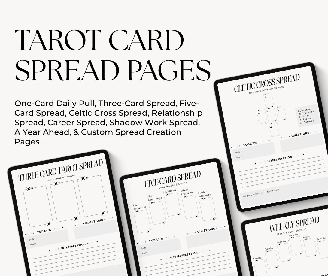 The Ultimate Tarot  Cheat Sheet & Workbook