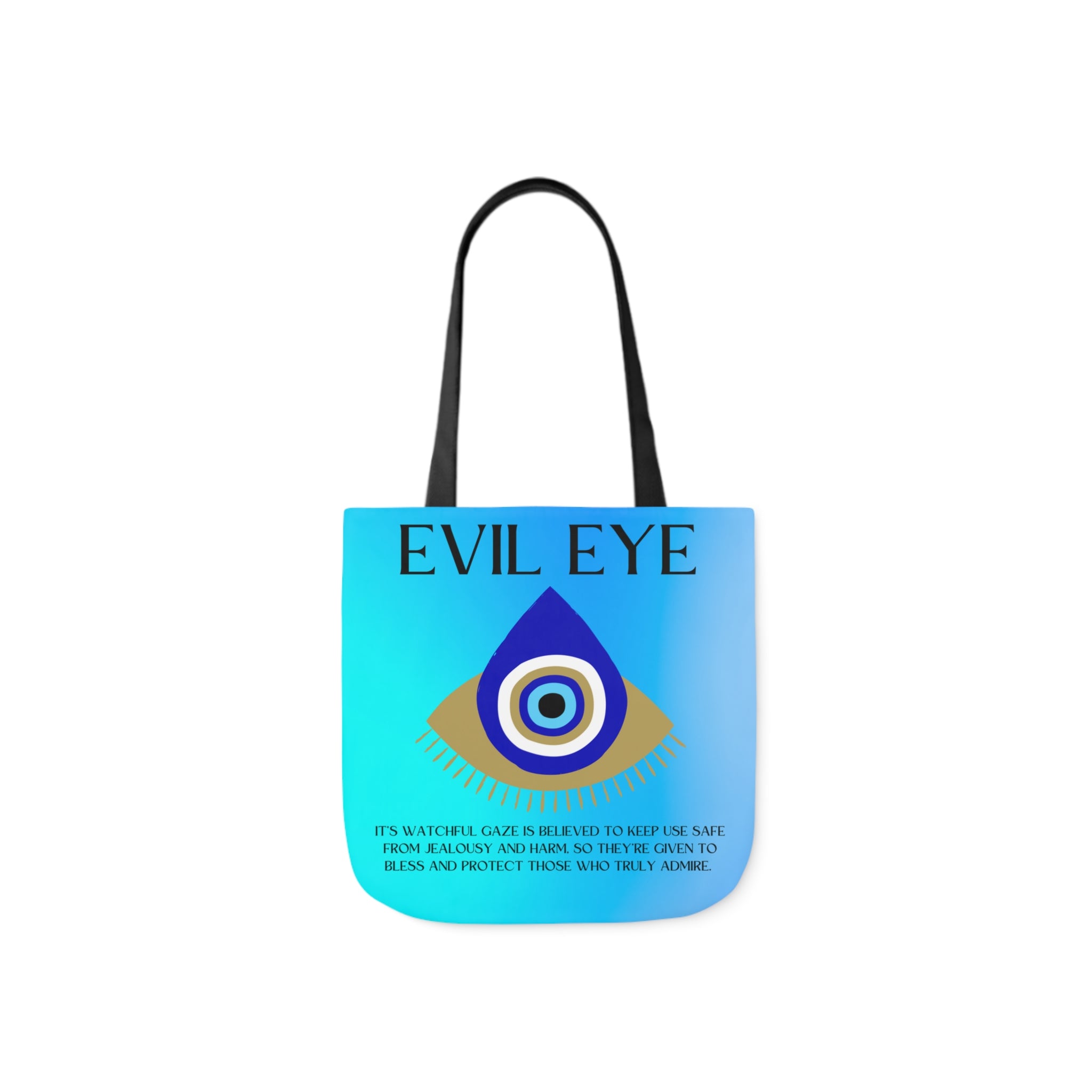 Evil Eye Tote Bag, 5-Color Straps