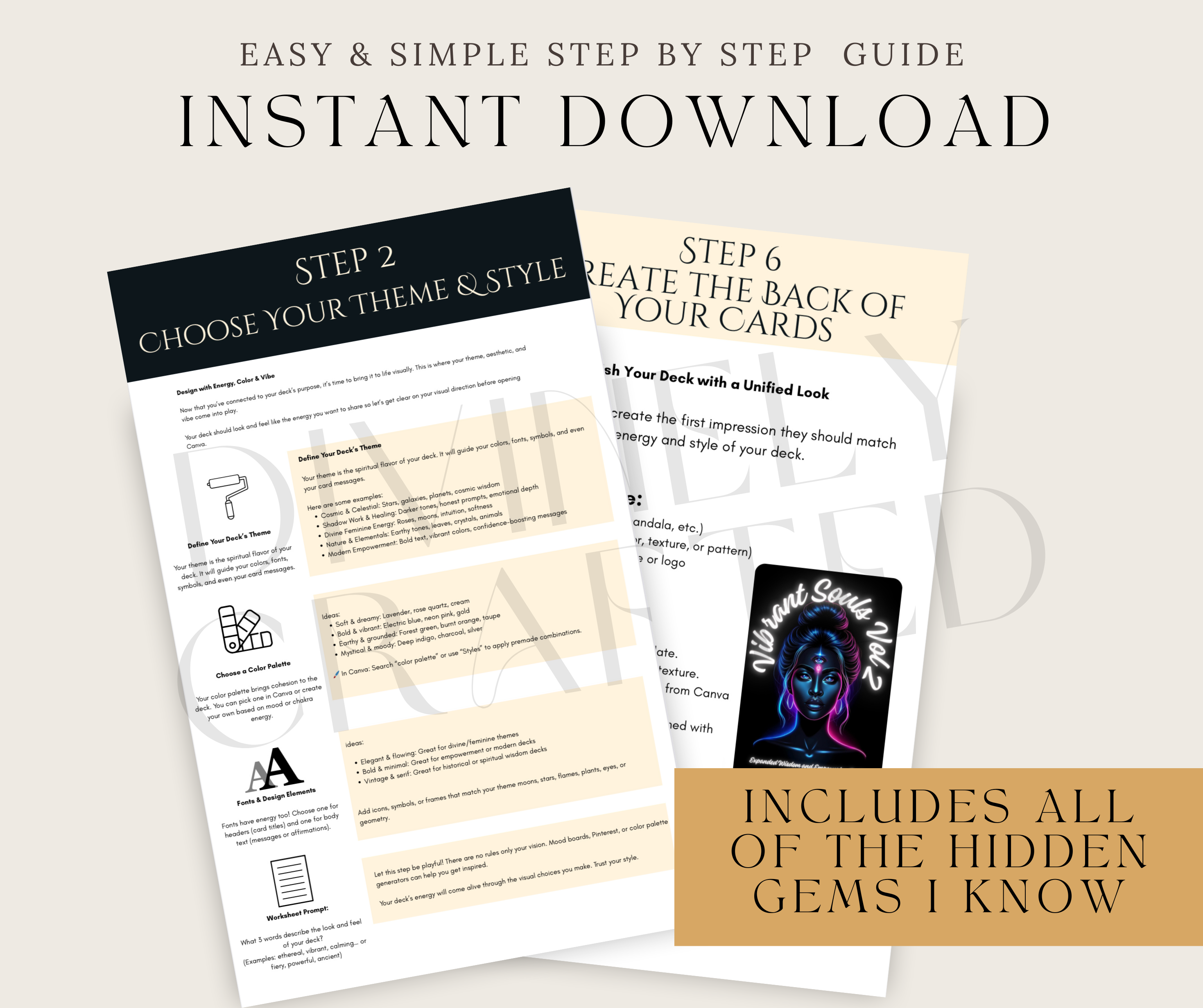 Oracle Deck Design Guide – Step-by-Step Workbook to Create Your Own Spiritual Card Deck