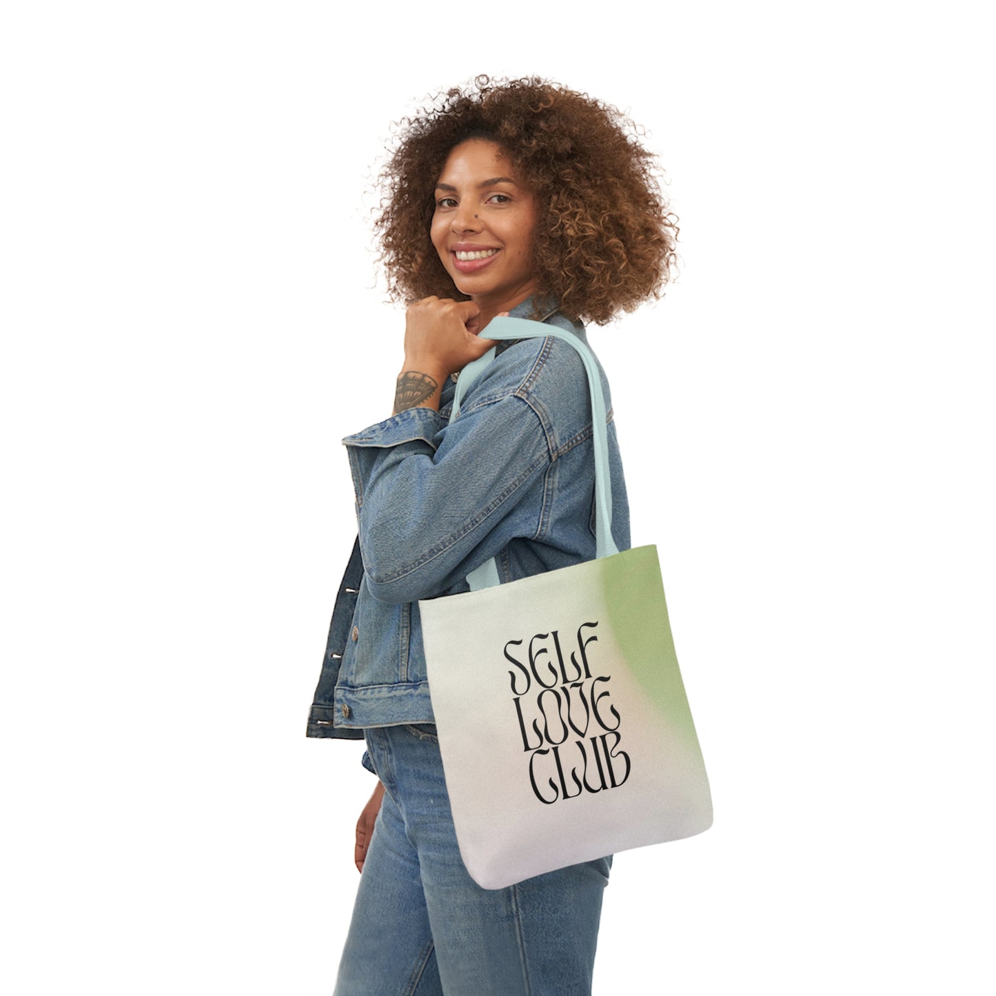 Self Love Club Tote Bag, 5-Color Straps