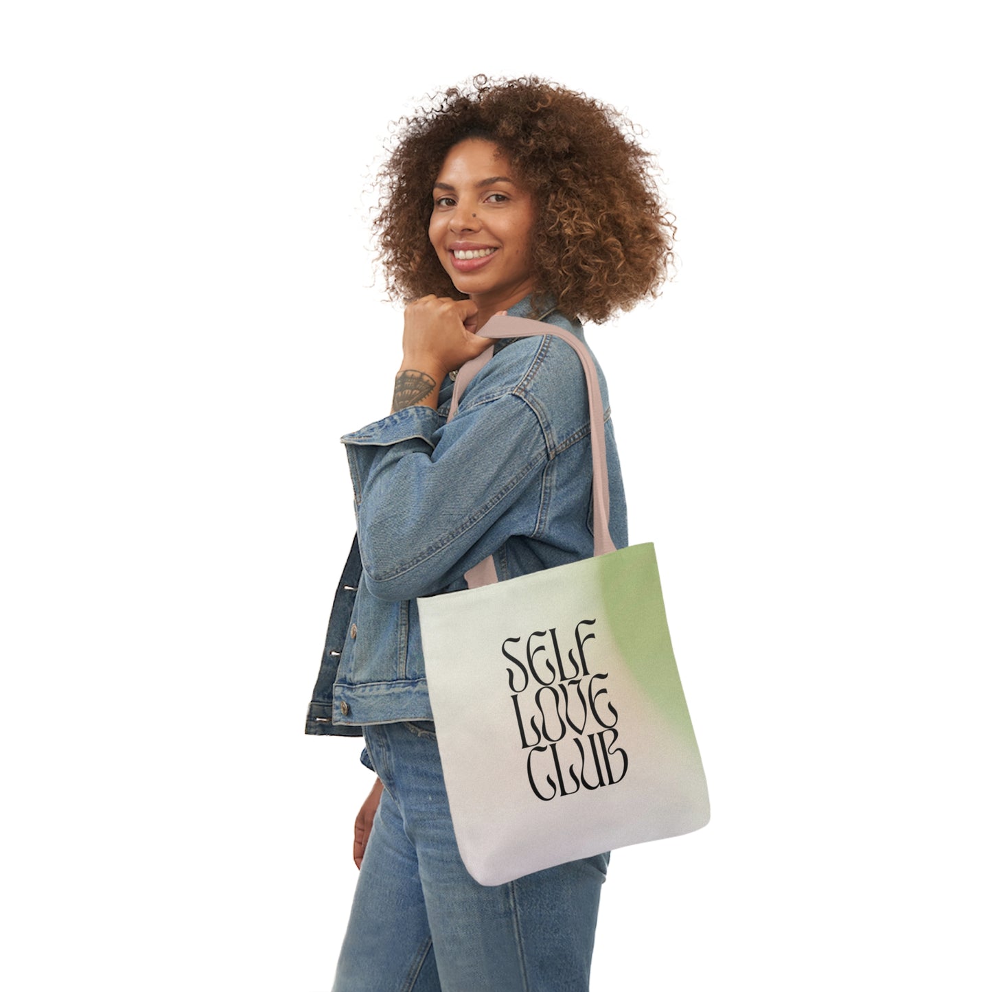 Self Love Club Tote Bag, 5-Color Straps