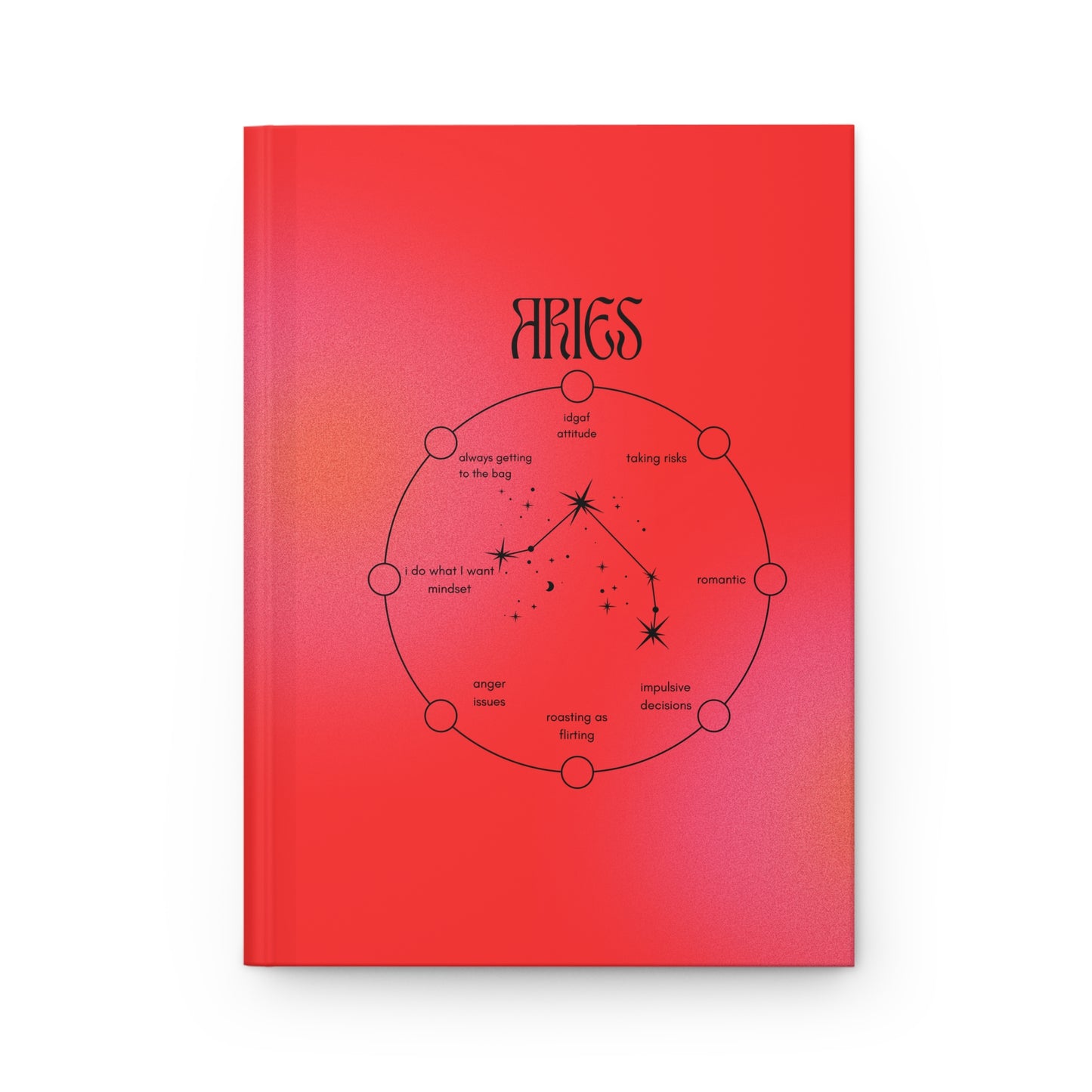 Aries Hardcover Journal Matte