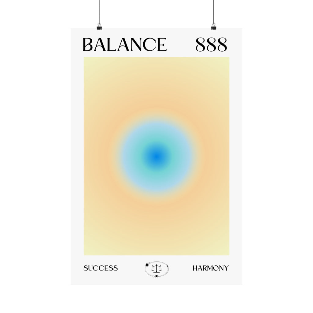 888 Angel Numbers Matte Posters