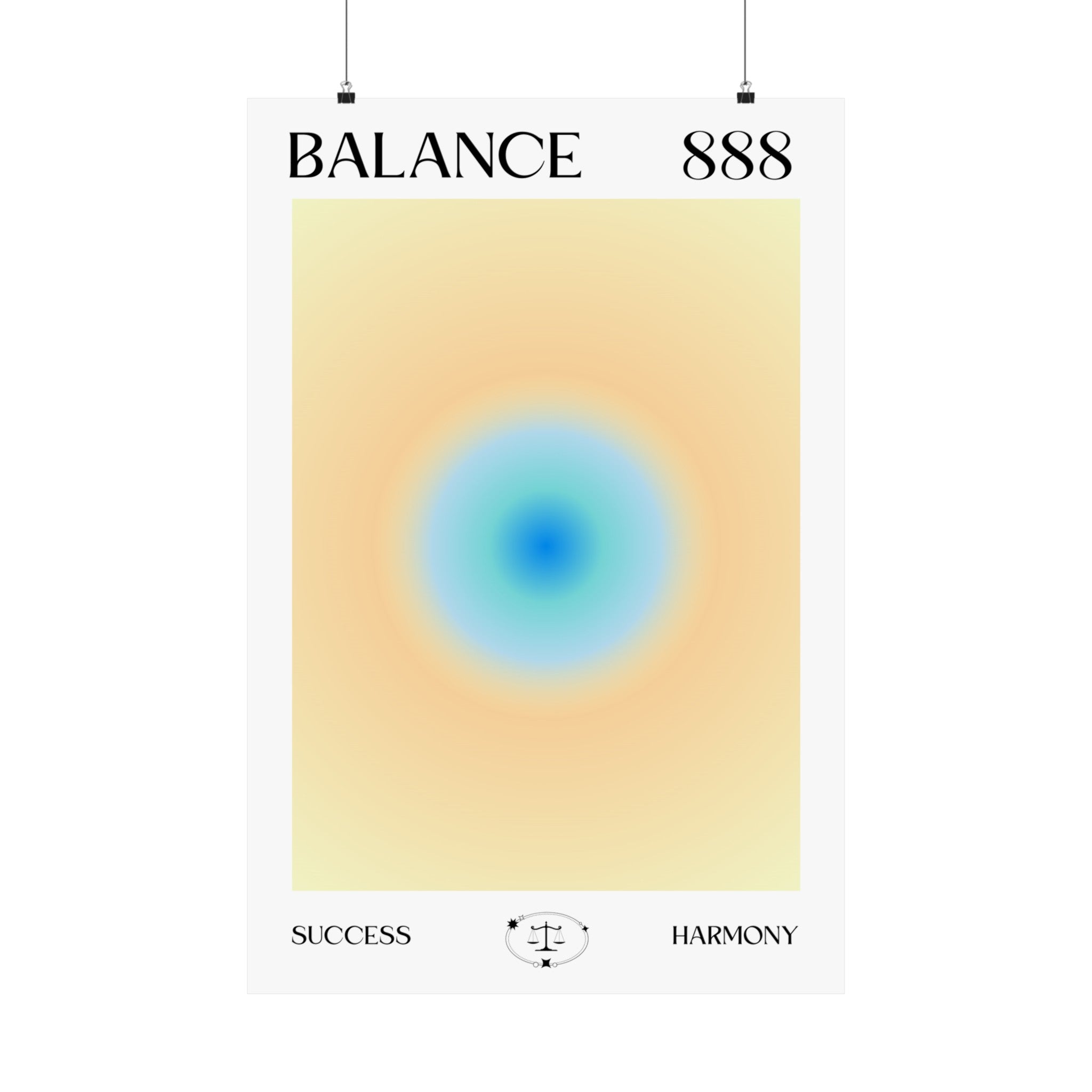 888 Angel Numbers Matte Posters