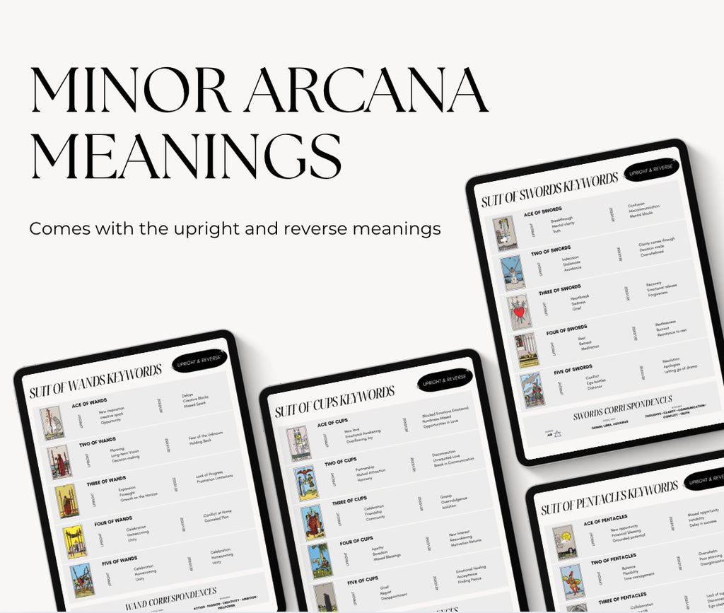The Ultimate Tarot  Cheat Sheet & Workbook