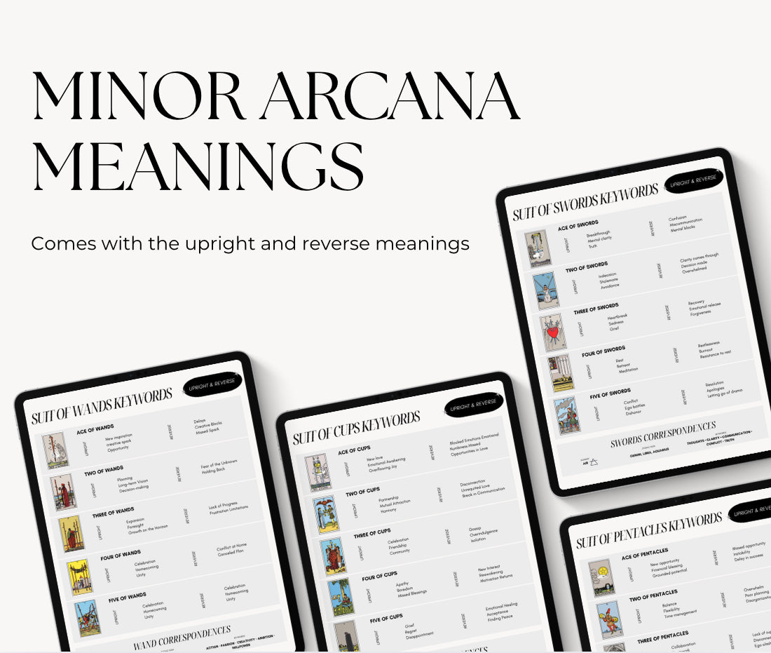 The Ultimate Tarot  Cheat Sheet & Workbook