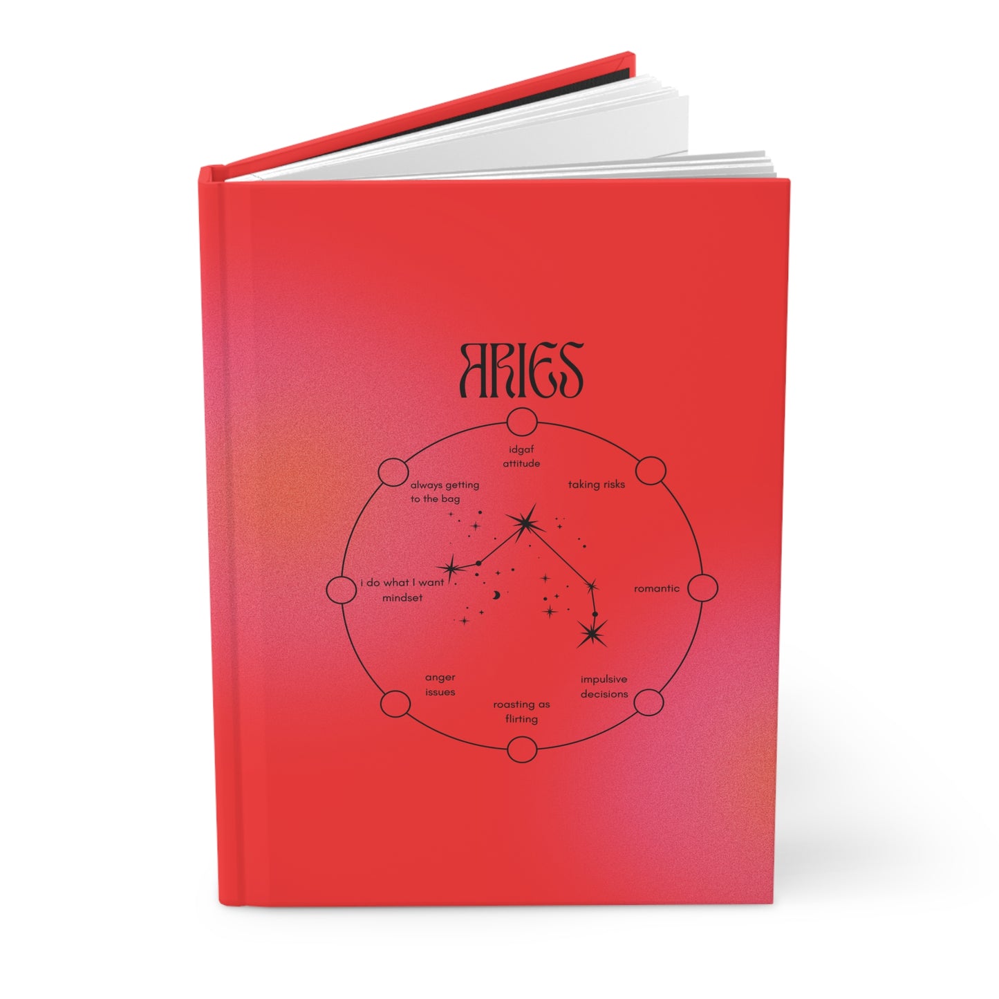 Aries Hardcover Journal Matte