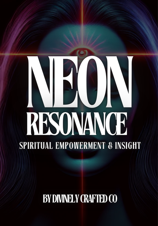 Neon Resonance Spiritual Empowerment & Insight Oracle Deck