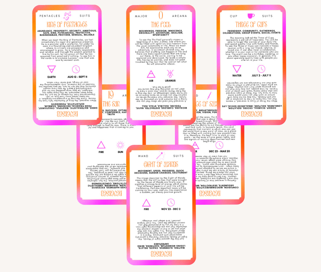 Divinely Crafted Tarot Card Training Deck